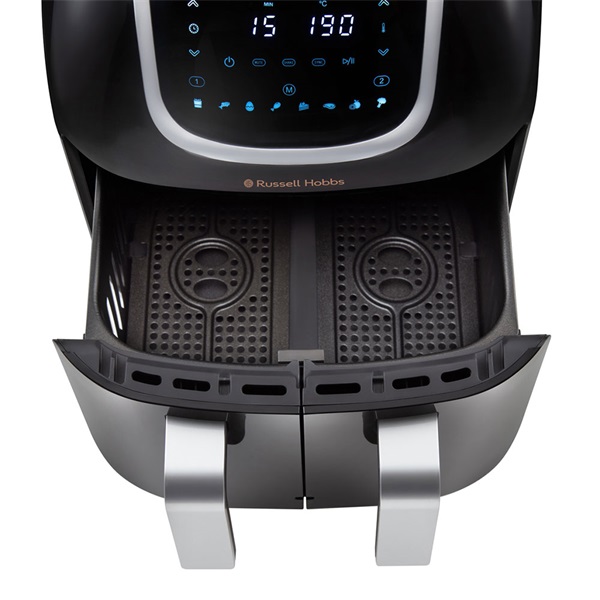 Russell Hobbs 27290-56/RH Satisfry Snappi fekete 8,5 L forrólevegős sütő (air fryer/airfryer)