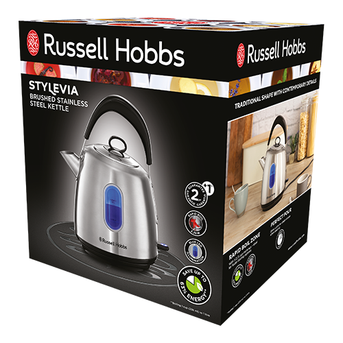 Russell Hobbs 28130-70/RH Stylevia 1,5L-es rozsdamentes acél vízforraló