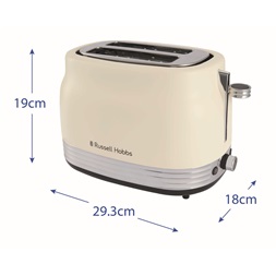 Russell Hobbs 28650-56/RH Hanley Jasmine  krém 2 szeletes kenyérpirító