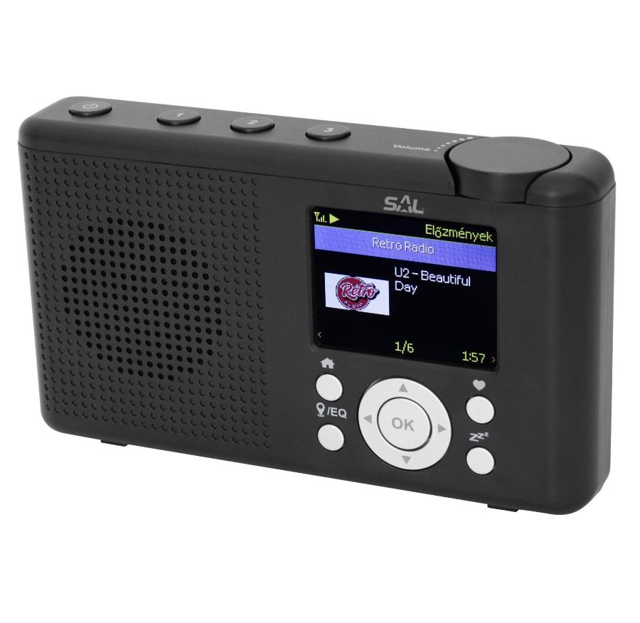 SAL INR 3000 4in1 hordozható internet rádió