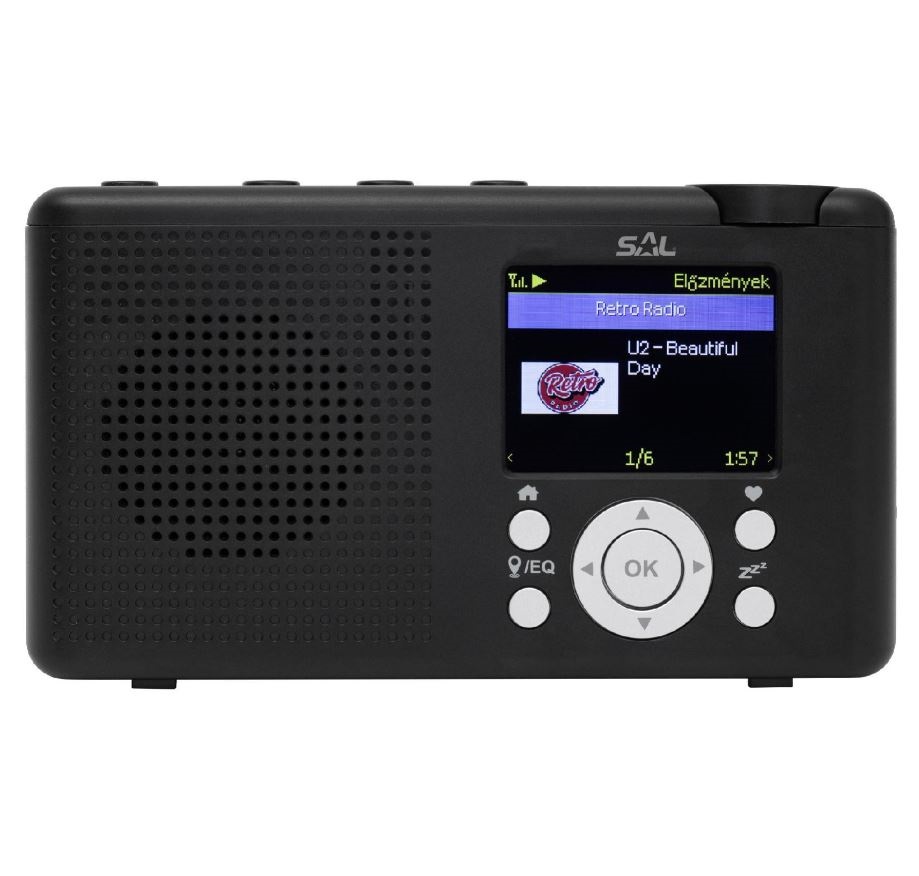 SAL INR 3000 4in1 hordozható internet rádió