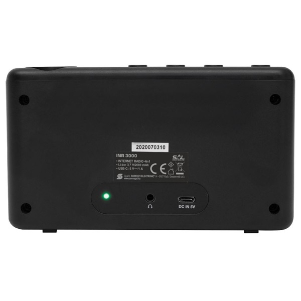 SAL INR 3000 4in1 hordozható internet rádió