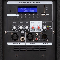 SAL PAP43BT 1200W Bluetooth/USB/SD professzionális hangszóró