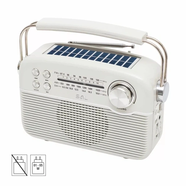 SAL RPR9 BT-FM-AM-SW AC-DC-SOLAR napelemes hibrid rádió
