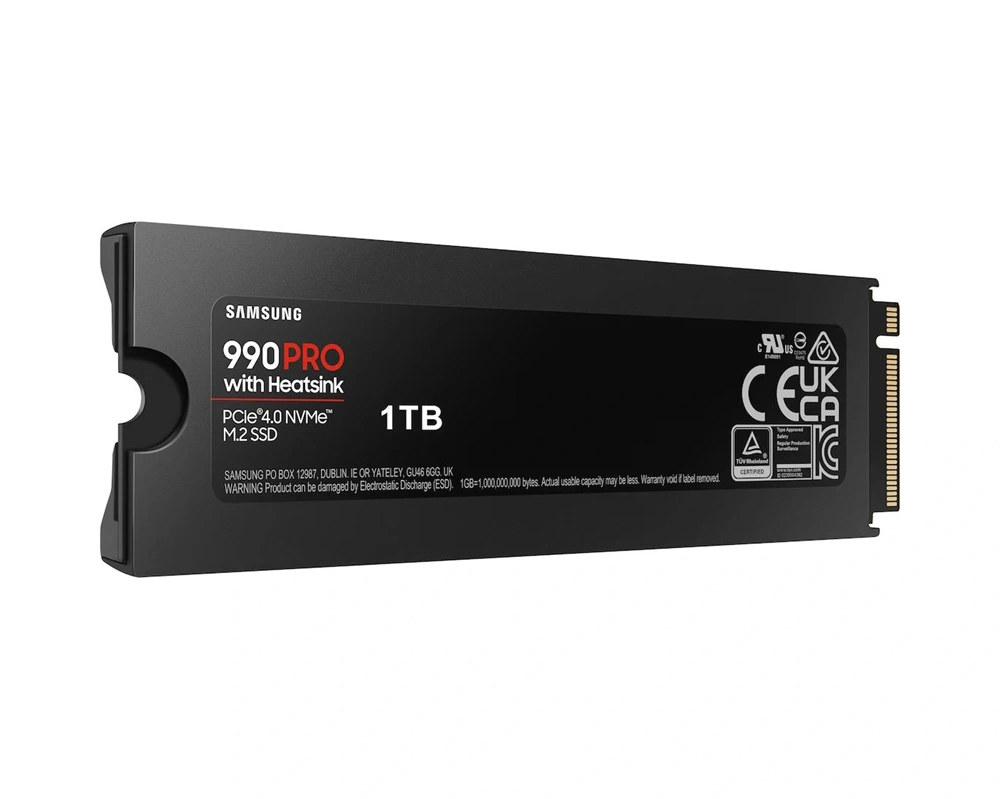 SAMSUNG 990 PRO with Heatsink NVMe™ M.2 SSD 1TB