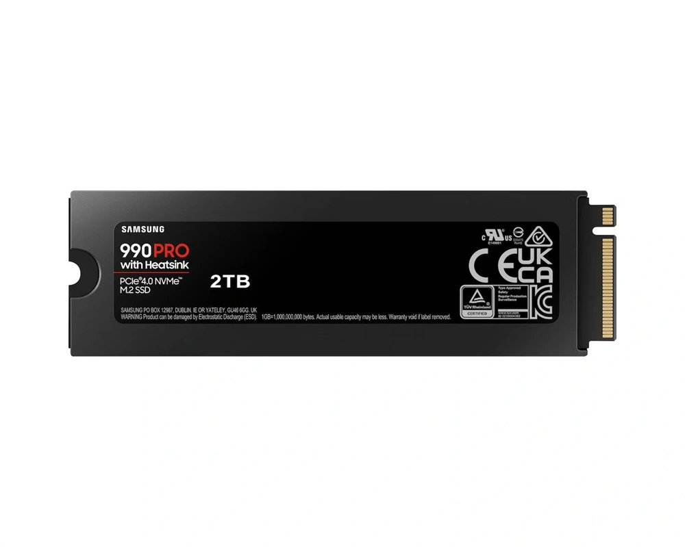 SAMSUNG 990 PRO with Heatsink NVMe™ M.2 SSD 2TB