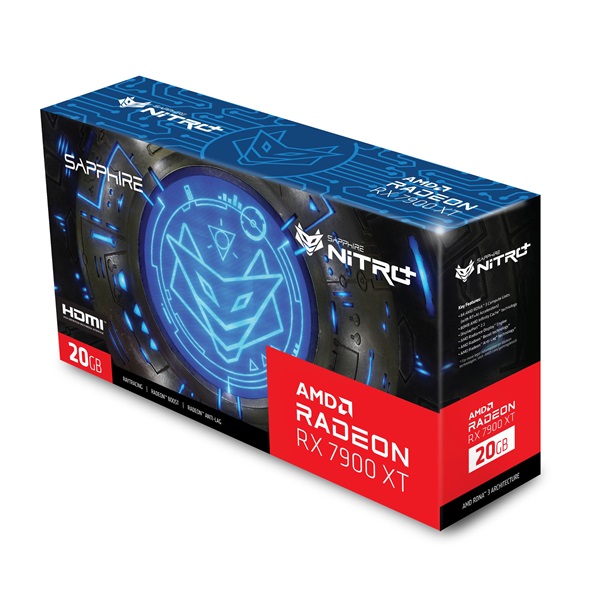 SAPPHIRE AMD Radeon RX 7900 XT NITRO+ 20GB GDDR6 (11323-01-40G) Videokártya