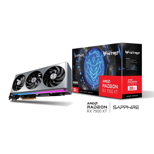 SAPPHIRE AMD Radeon RX 7900 XT NITRO+ 20GB GDDR6 (11323-01-40G) Videokártya