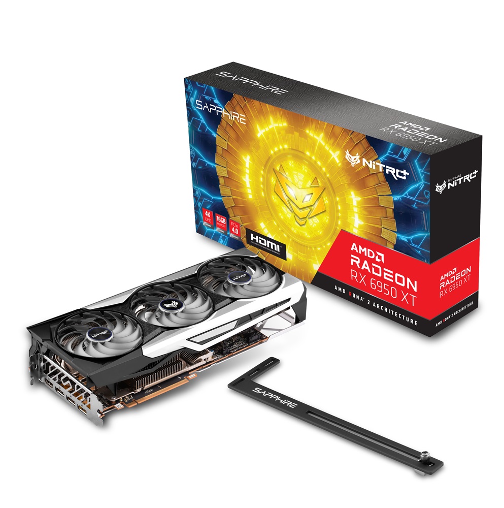 SAPPHIRE NITRO+ RX 6950 XT GAMING OC AMD 16GB GDDR6 256bit PCIe videokártya