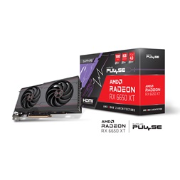SAPPHIRE PULSE RX 6650 XT GAMING OC AMD 8GB GDDR6 128bit PCIe videokártya