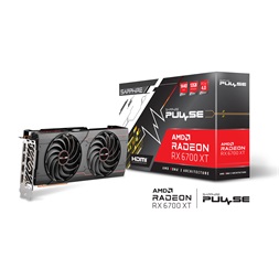 SAPPHIRE PULSE RX 6700 XT GAMING OC AMD 12GB GDDR6 192bit PCIe videokártya