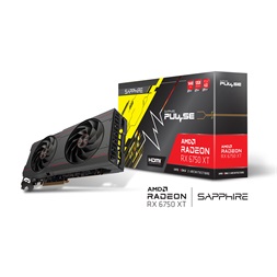 SAPPHIRE PULSE RX 6750 XT GAMING OC AMD 12GB GDDR6 192bit PCIe videokártya
