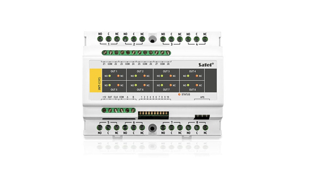 SATEL INTIORS 8 be-8 ki/ki- és bemeneti bővítő modul