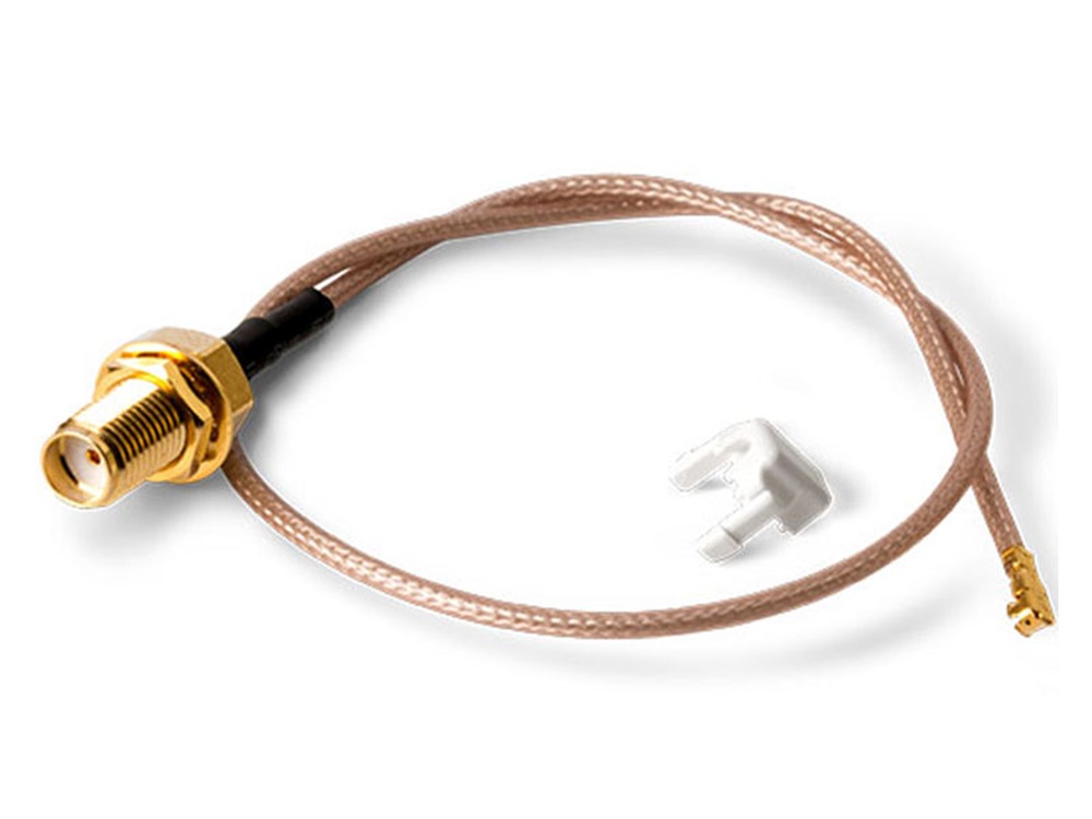 SATEL IPXSMA csatlakoztatásához adapterkábel IPX csatlakozó és SMA-s GSM antenna