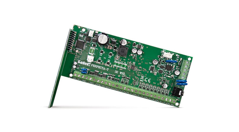 SATEL PERFECTA-T32WRL vezetékes telefon/433 MHz-s vevő/8-32 zónáig bővíthető/riasztóközpont panel