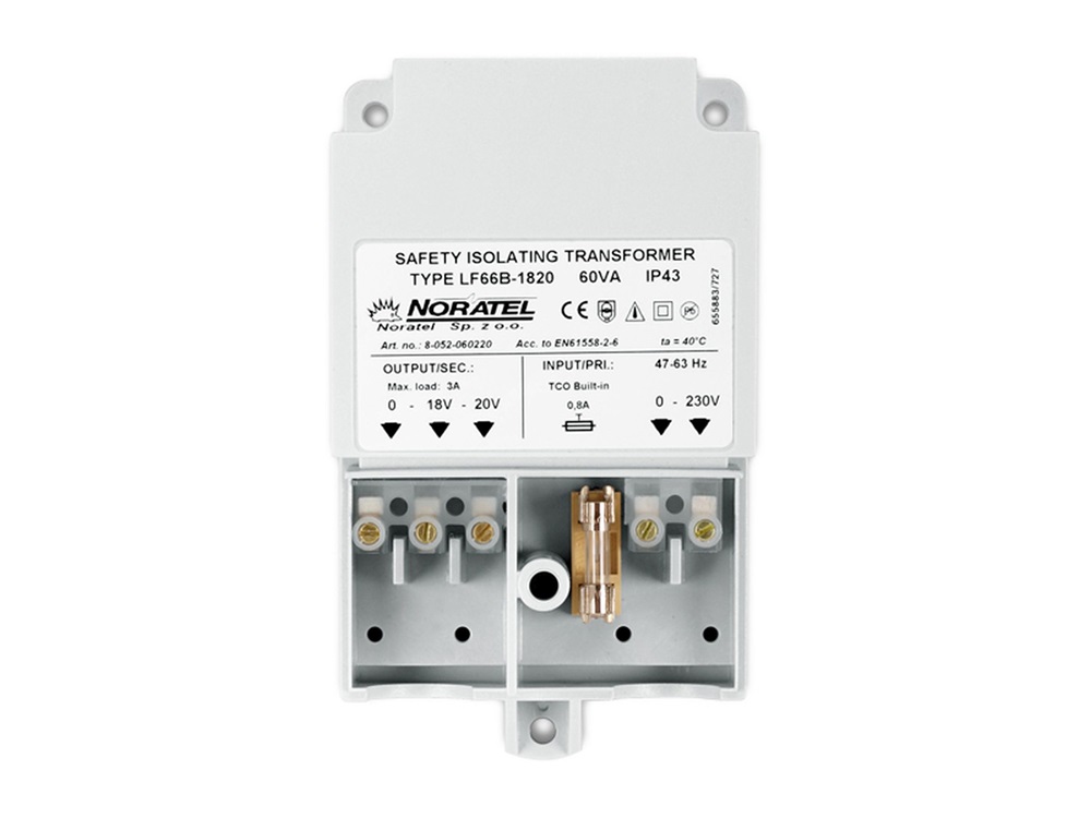 SATEL TR60VA INTEGRA 64 és 128 központokhoz/230/18-20VAC/max. szek. áram 3A/transzformátor