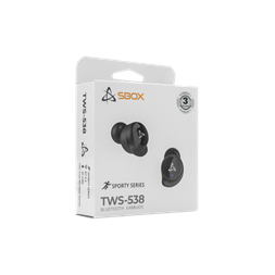 SBOX EARBUDS EB-TWS538 True Wireless Bluetooth fekete fülhallgató