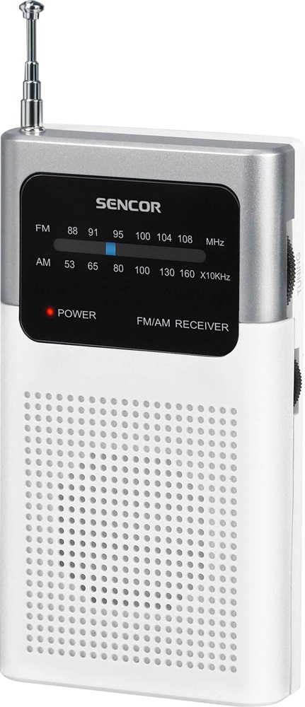 SENCOR SRD 1100W fehér zsebrádió