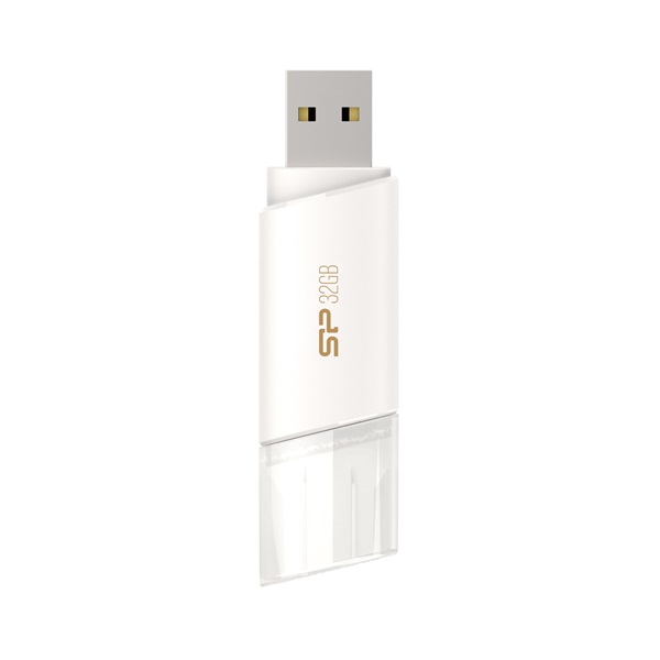 Silicon Power 32GB USB 3.2 Gen 1 A fehér Blaze B06 Flash Drive