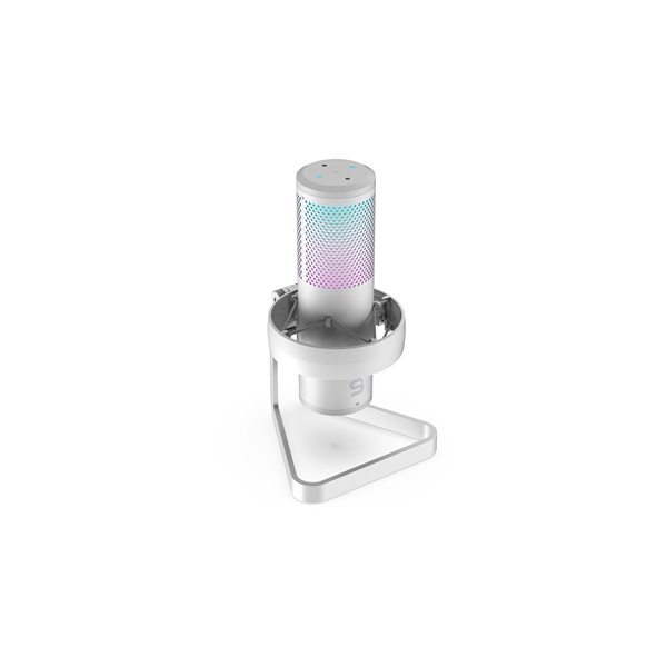 SPC Gear AXIS Onyx White USB streaming mikrofon