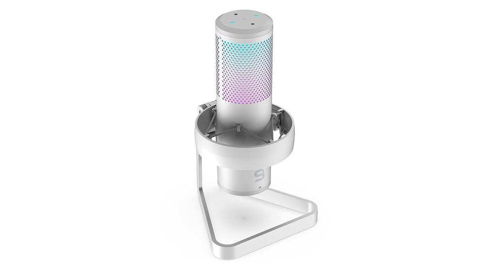 SPC Gear AXIS Onyx White USB streaming mikrofon