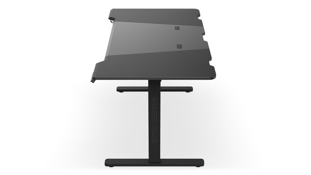 SPC Gear GD700E fekete motorosan állítható gamer asztal