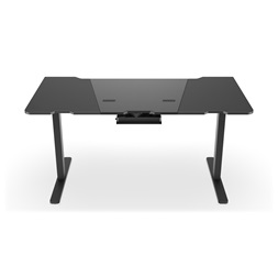 SPC Gear GD700E fekete motorosan állítható gamer asztal