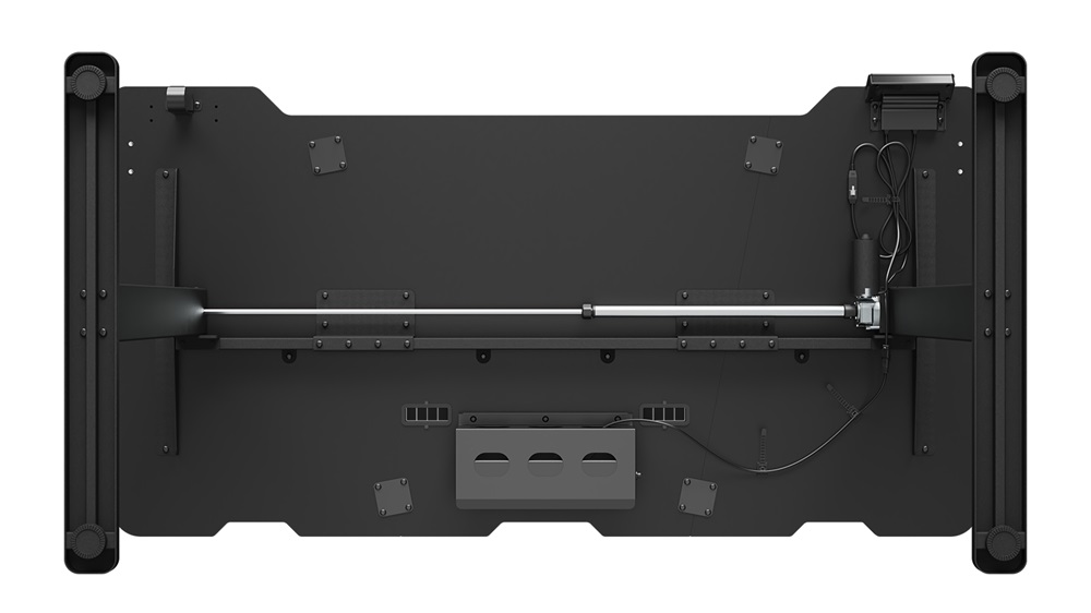 SPC Gear GD700E fekete motorosan állítható gamer asztal