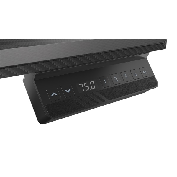 SPC Gear GD700E fekete motorosan állítható gamer asztal