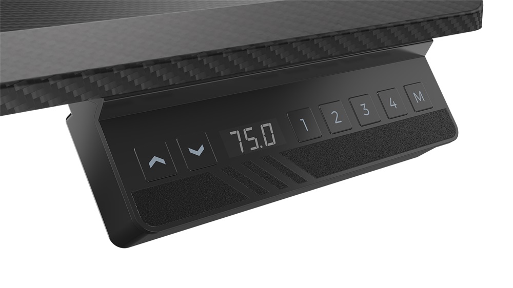 SPC Gear GD700E fekete motorosan állítható gamer asztal