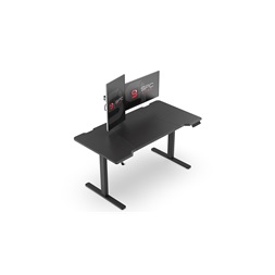 SPC Gear GD700E fekete motorosan állítható gamer asztal