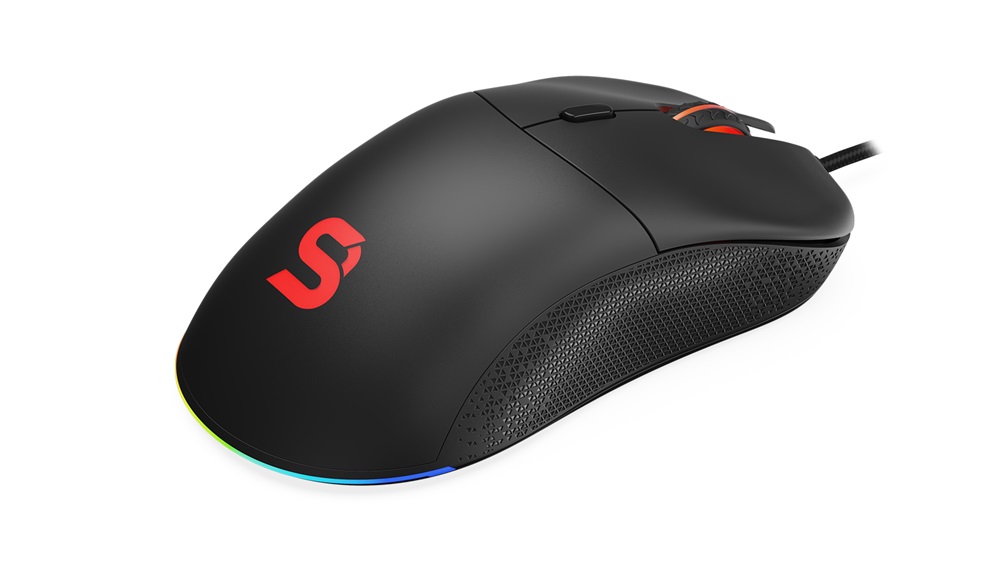 SPC Gear GEM Plus fekete gamer egér