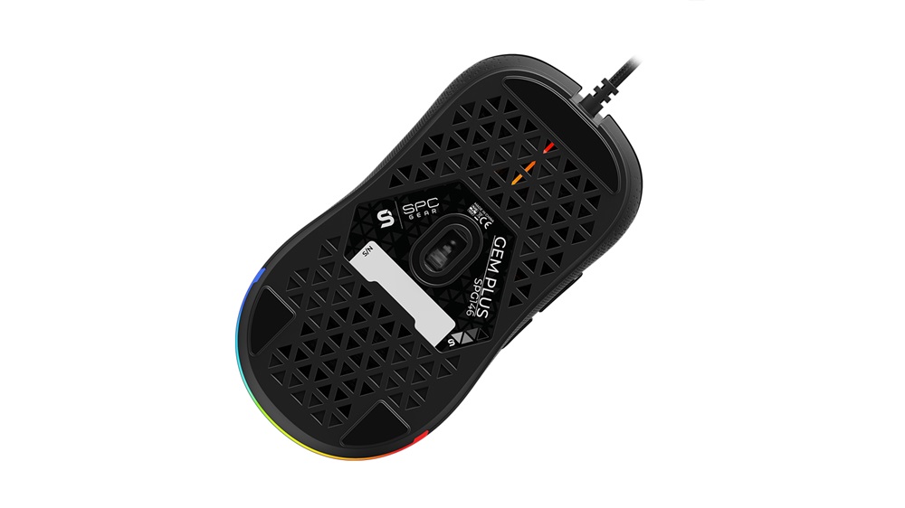 SPC Gear GEM Plus fekete gamer egér
