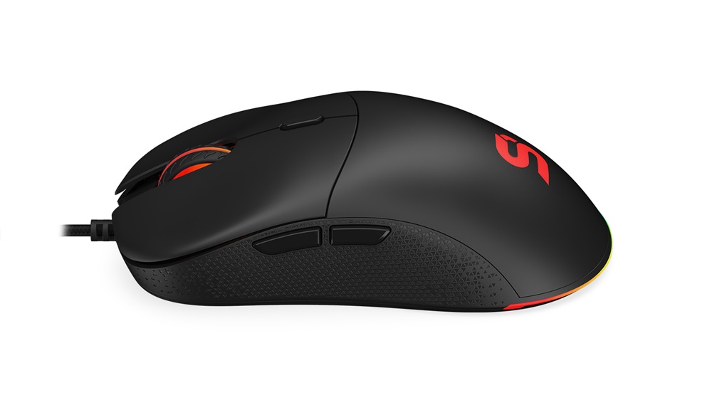 SPC Gear GEM Plus fekete gamer egér