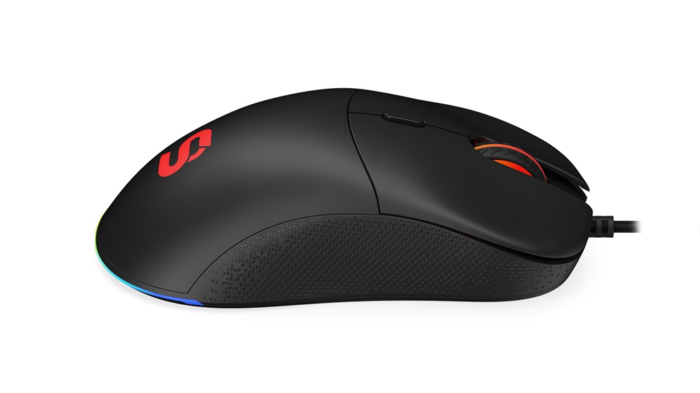 SPC Gear GEM Plus fekete gamer egér