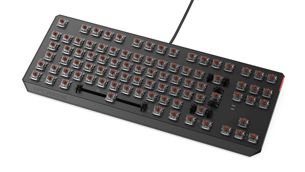 SPC Gear GK630K HU Tournament (Kailh Brown) RGB mechanikus gamer billentyűzet
