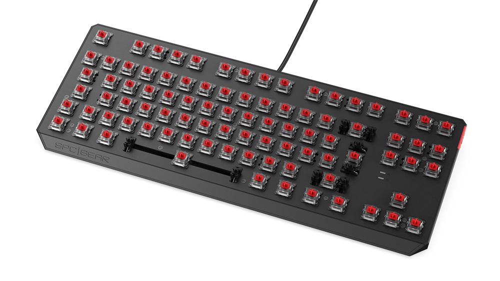 SPC Gear GK630K HU Tournament (Kailh Red) RGB mechanikus gamer billentyűzet