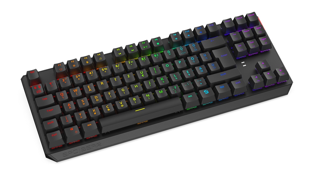 SPC Gear GK630K HU Tournament (Kailh Red) RGB mechanikus gamer billentyűzet