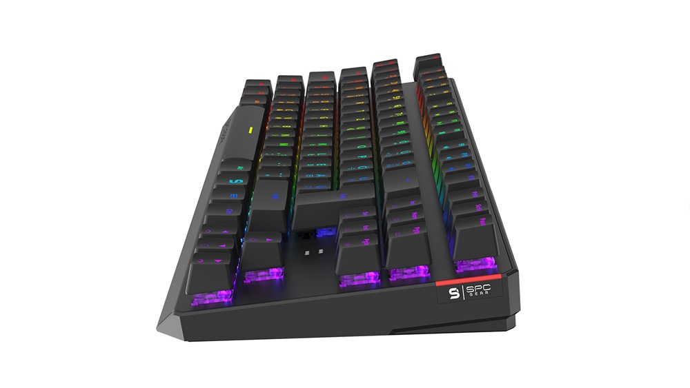 SPC Gear GK630K HU Tournament (Kailh Red) RGB mechanikus gamer billentyűzet