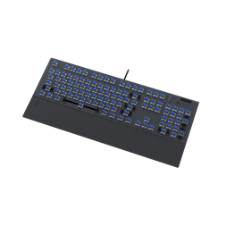 SPC Gear GK650K US Omnis (Kailh Blue) RGB mechanikus gamer billentyűzet