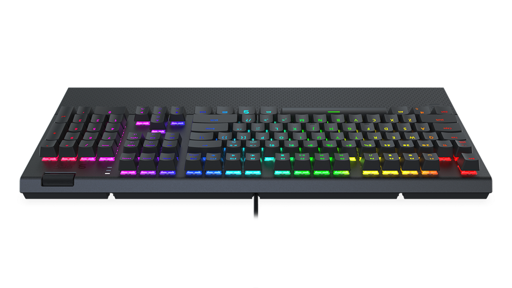 SPC Gear GK650K US Omnis (Kailh Blue) RGB mechanikus gamer billentyűzet