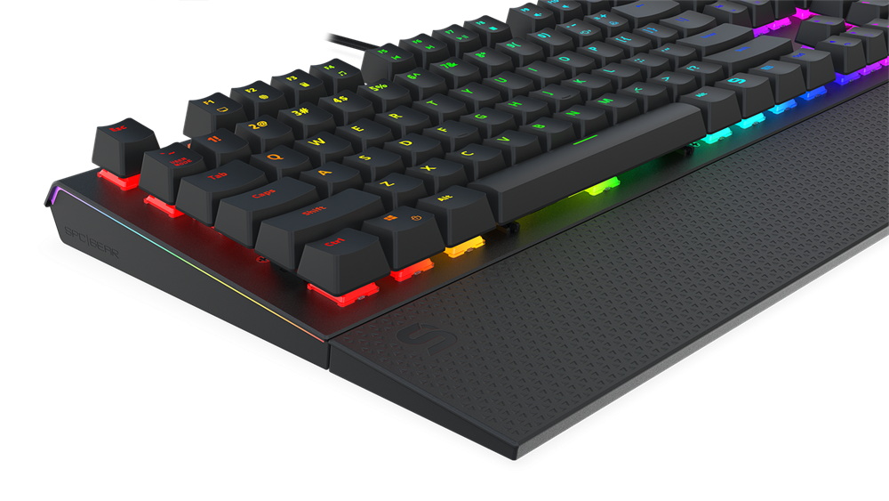 SPC Gear GK650K US Omnis (Kailh Blue) RGB mechanikus gamer billentyűzet