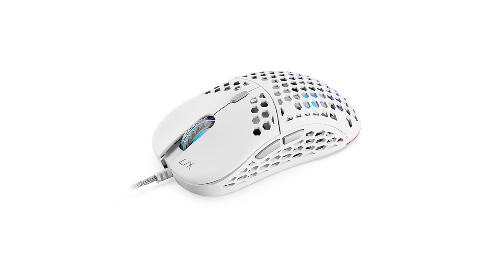 SPC Gear LIX Onyx fehér gamer egér