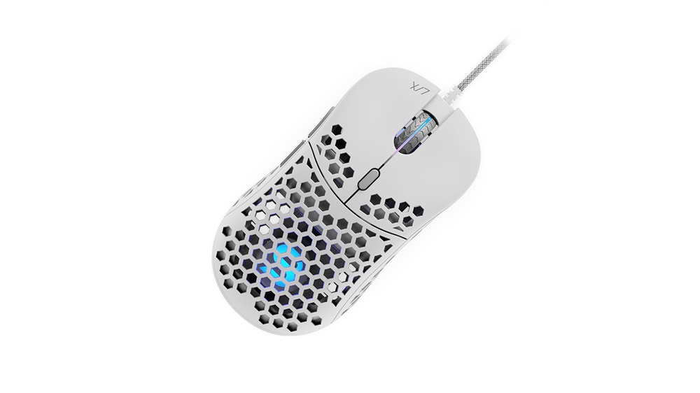 SPC Gear LIX Onyx fehér gamer egér