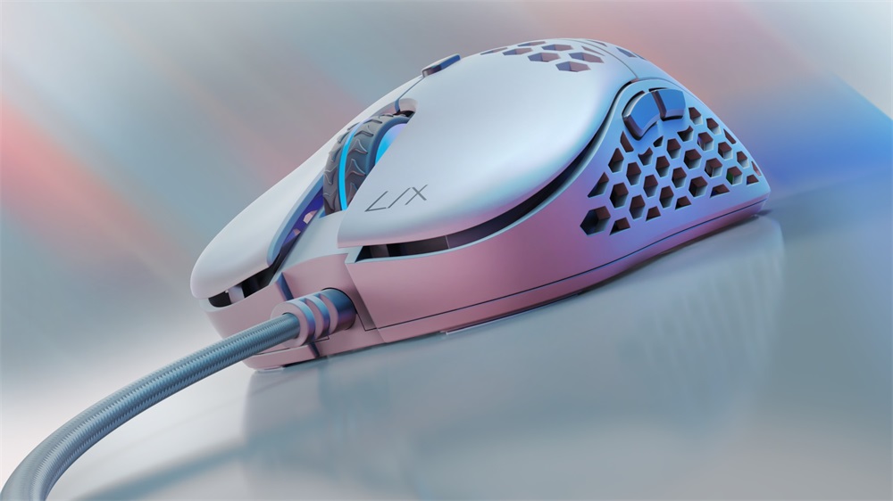 SPC Gear LIX Onyx fehér gamer egér