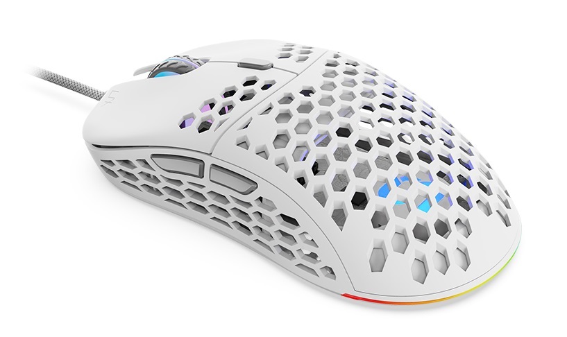 SPC Gear LIX Onyx fehér gamer egér