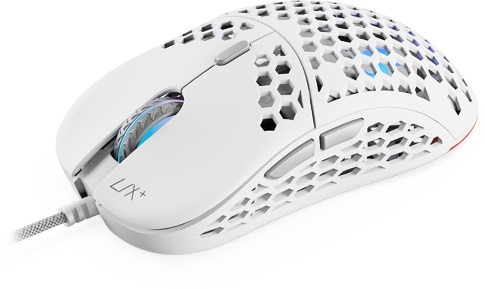 SPC Gear LIX Plus Onyx fehér gamer egér