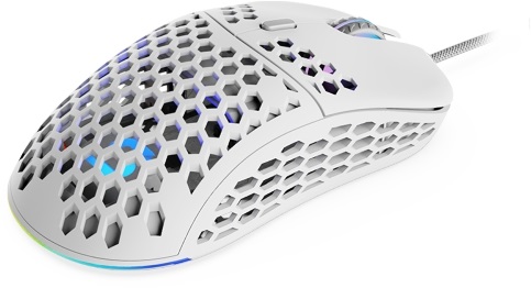 SPC Gear LIX Plus Onyx fehér gamer egér
