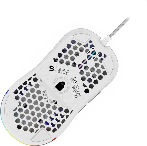 SPC Gear LIX Plus Onyx fehér gamer egér