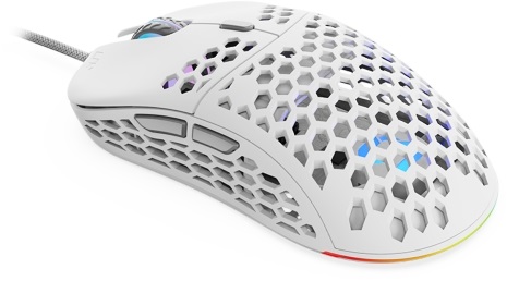 SPC Gear LIX Plus Onyx fehér gamer egér